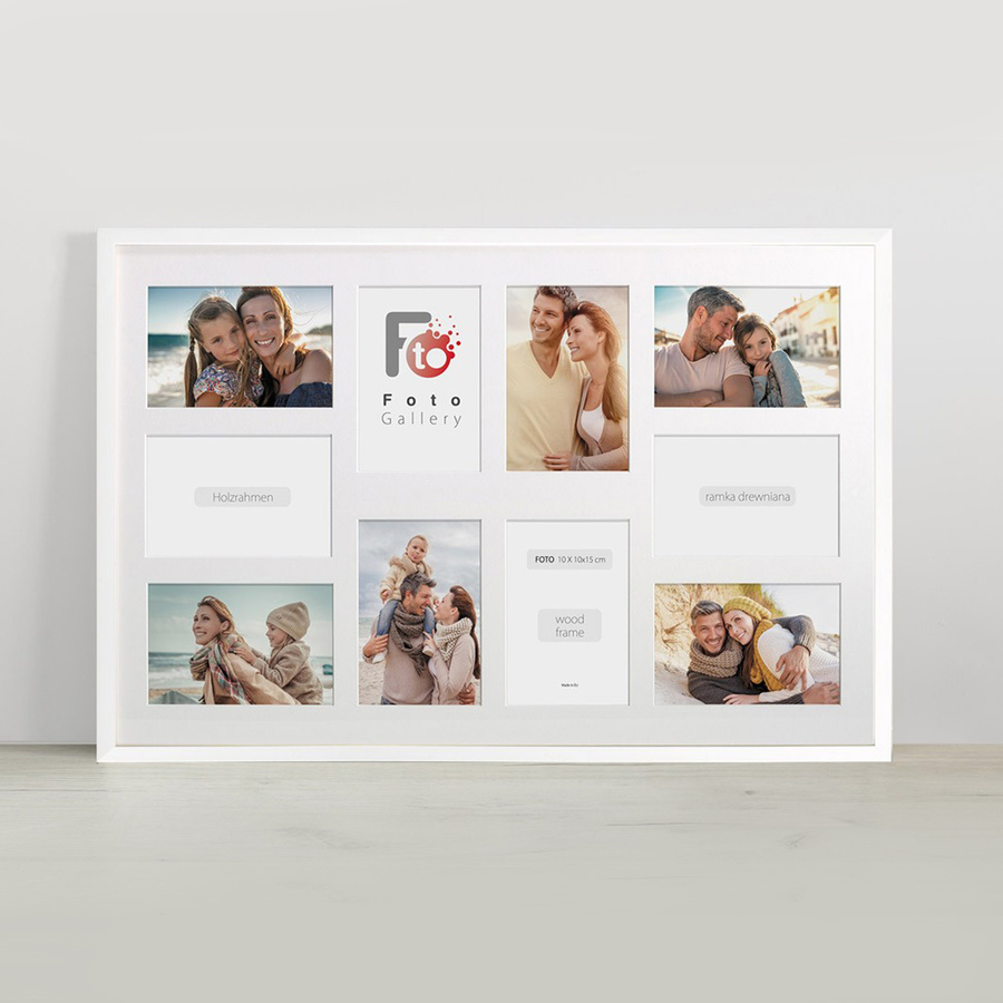 Foto galeria na 10 zdjęć White 40x60 10x15