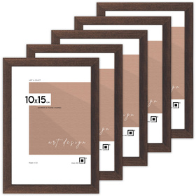 Zestaw ramek drewnianych PINIA 2685 PAK 5 szt. - kolor brązowy
