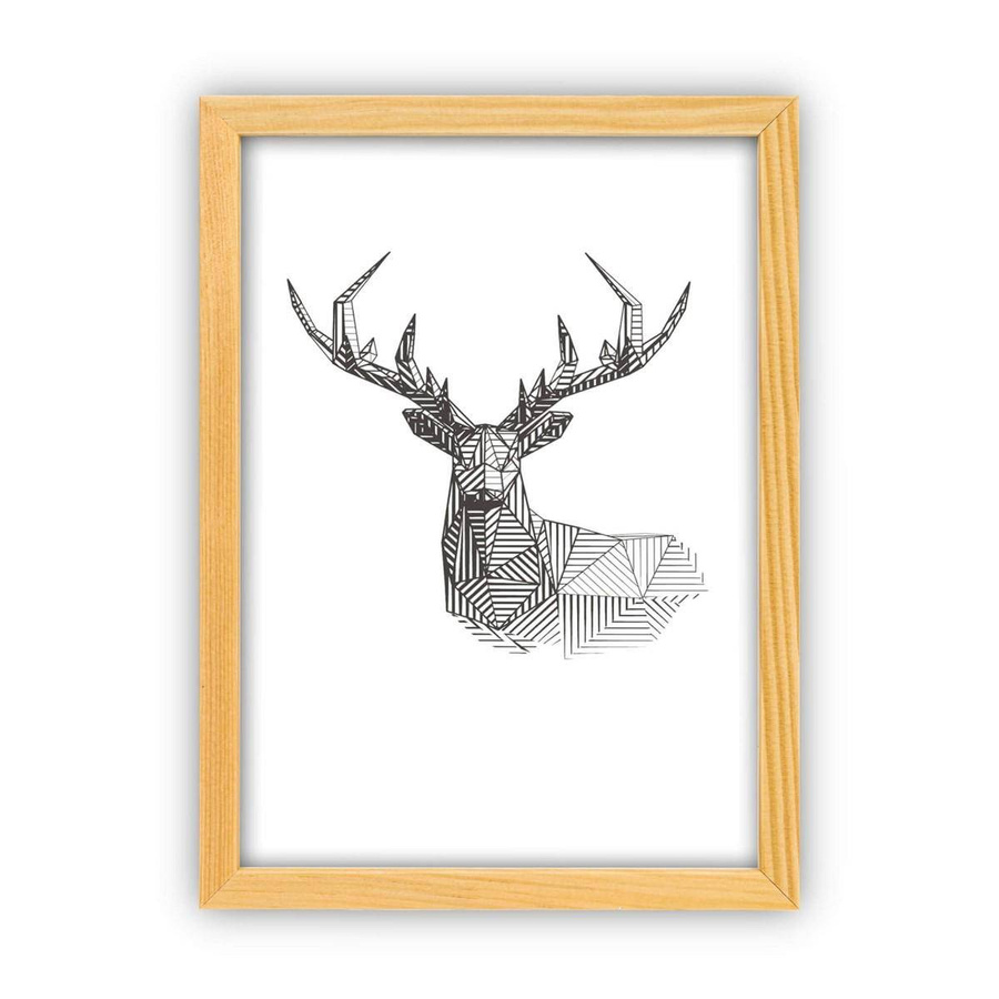 Galeria ścienna PINIA 0 GF0002. Zestaw naturalnych ramek na ścianę