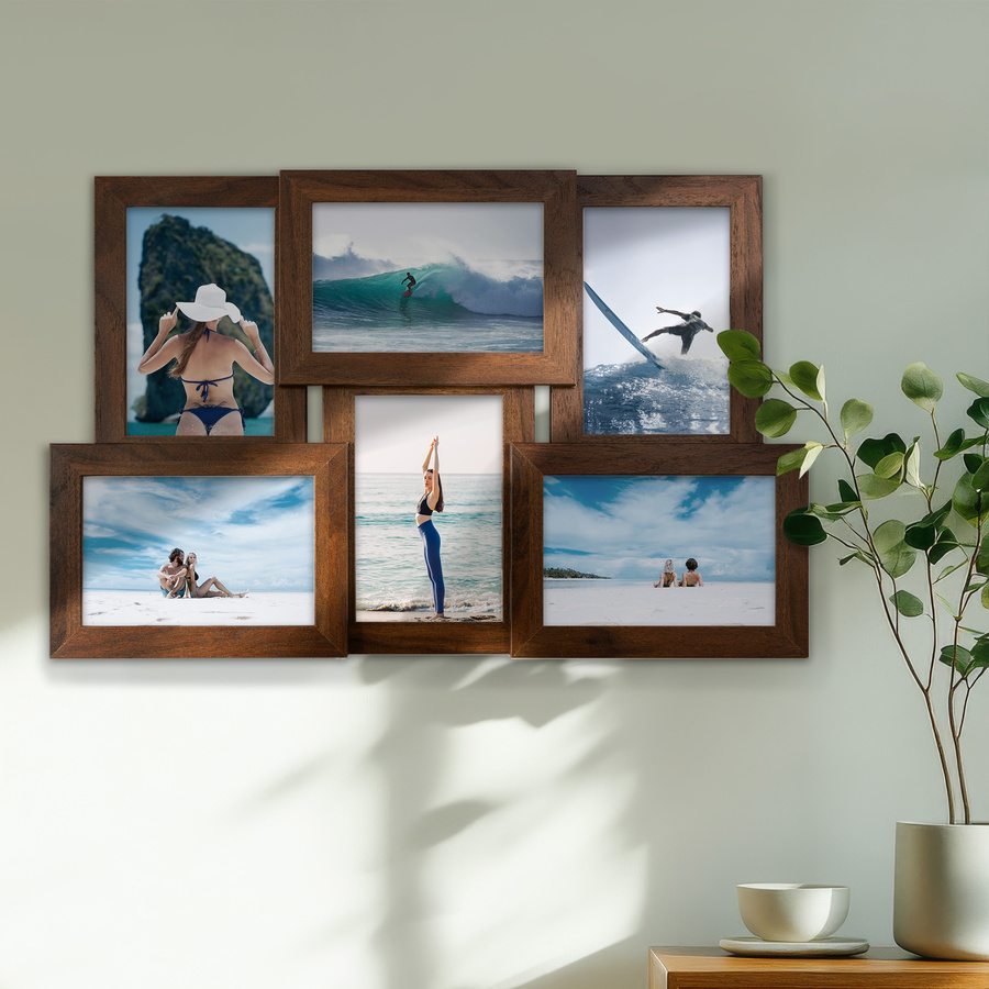 Multiramka MULTI HEN brązowa ramka na zdjęcia