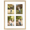 Foto galeria 30x40 cm na 4 zdjęcia o wymiarach 10x15 cm w dębowym kolorze