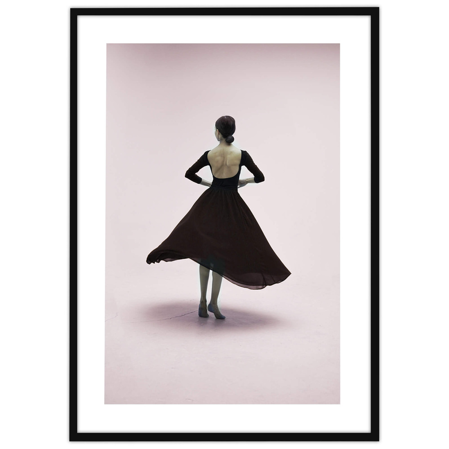 Czarna ramka na zdjęcia o rozmiarze 70x100 cm