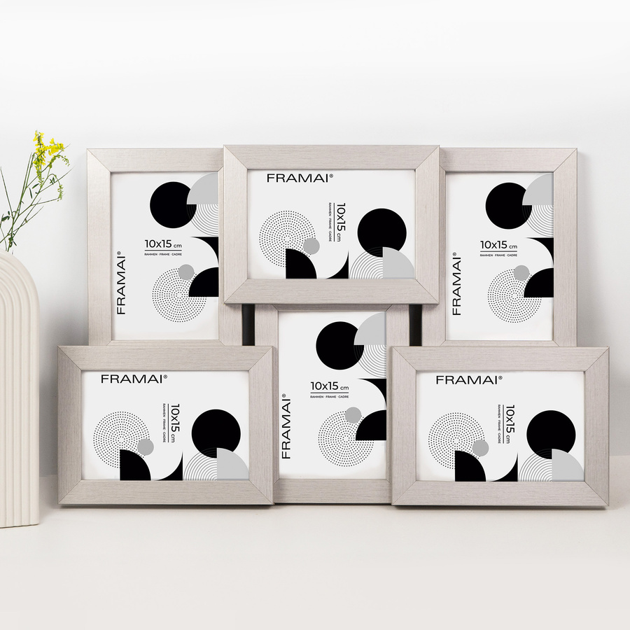 Multiramka MULTI HEN srebrna ramka na zdjęcia