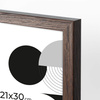 Ramka na zdjęcia w brązowym kolorze FDM 6 w rozmiarze 30x30 cm