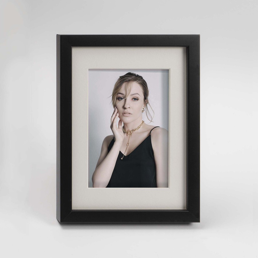 Ramka przestrzenna EFEKT 3D 2 Czarna 13x18 cm (9x13cm)