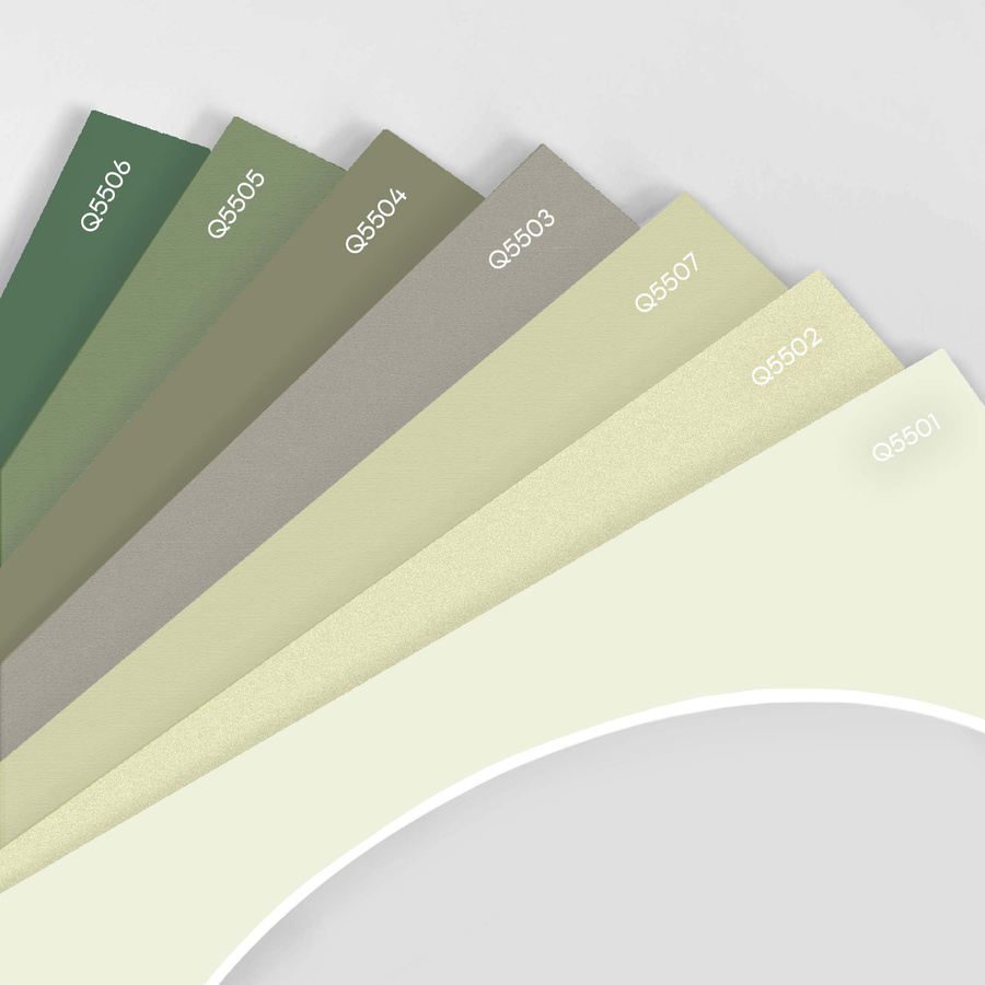 Passe partout 15x21 (13x18) OWAL ZIELONE KHAKI - LUCA Q5503