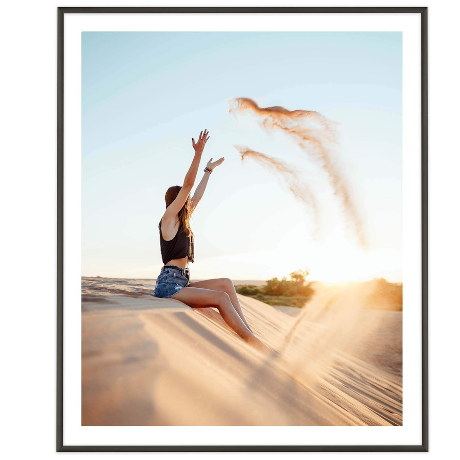 Ramka aluminiowa ROYALL 2 Czarna 50x60 cm