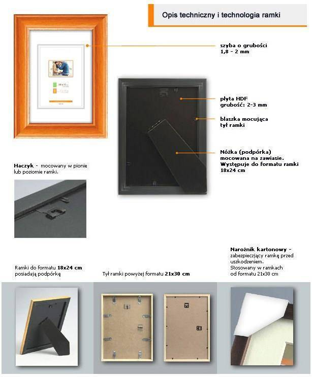 Ramka drewniana CUTRO 2023 25x38 cm