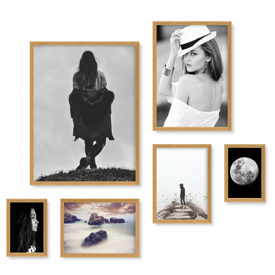 Zestaw bębowych ramek galeria Pinia 00 GF0010