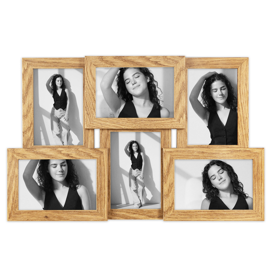 Multiramka MULTI HEN dębowy brąz ramka na zdjęcia