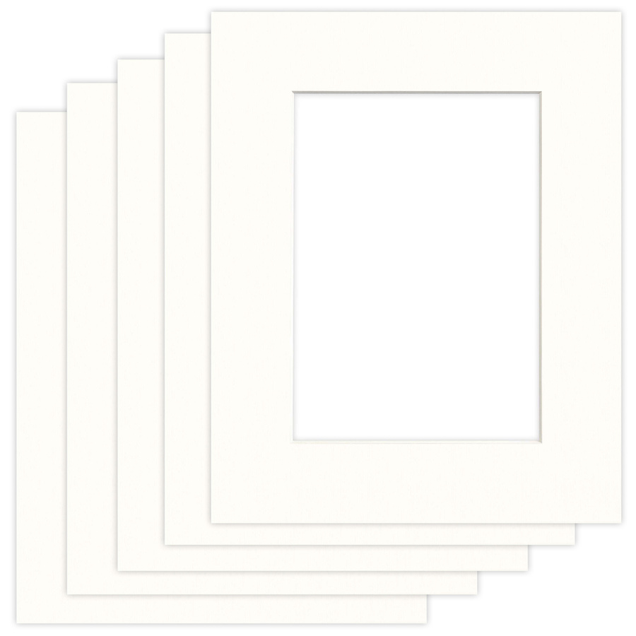 Passe partout 30x40 (20x30) LUCA Q5102 SNOW WHITE BIAŁY