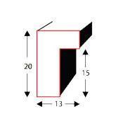 Ramka przestrzenna EFEKT 3D 00 Naturalna 13x18 cm (9x13cm)