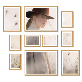 Zestaw ramek  PINIA 00 GF0011 - galeria ramek na 10 zdjęć