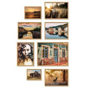 Zestaw dębowych ramek galeria Pinia 00 GF0009