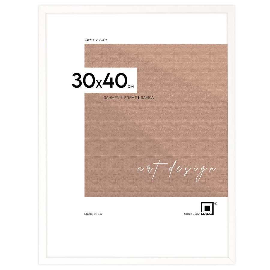 Galeria ścienna PINIA 1 GF0003. Zestaw białych ramek na ścianę