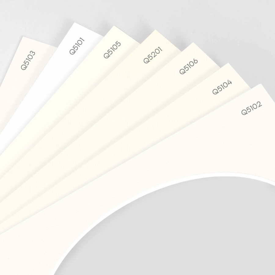 Passe partout 15x21 (10x15) BIAŁY OWAL CHALK LUCA Q5103