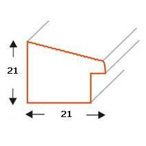 Ramka drewniana COLLE 2984, nowoczesna fotoramka na zdjęcia, plakaty lub rysunki - kolor czarny
