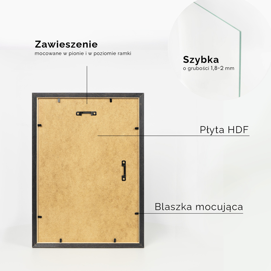 Ramka drewniana VELIA 1900 21x30 cm