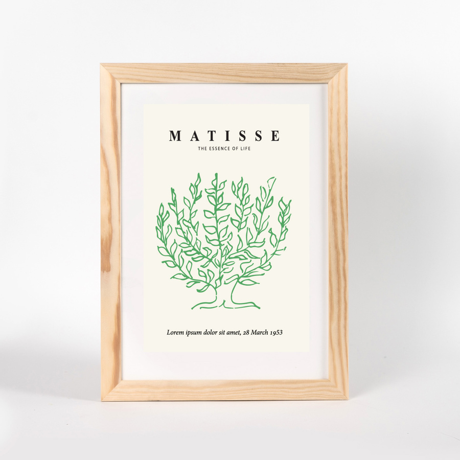 Ramka z drewna surowego na zdjęcia 3 szt. RAW 21x29,7 cm