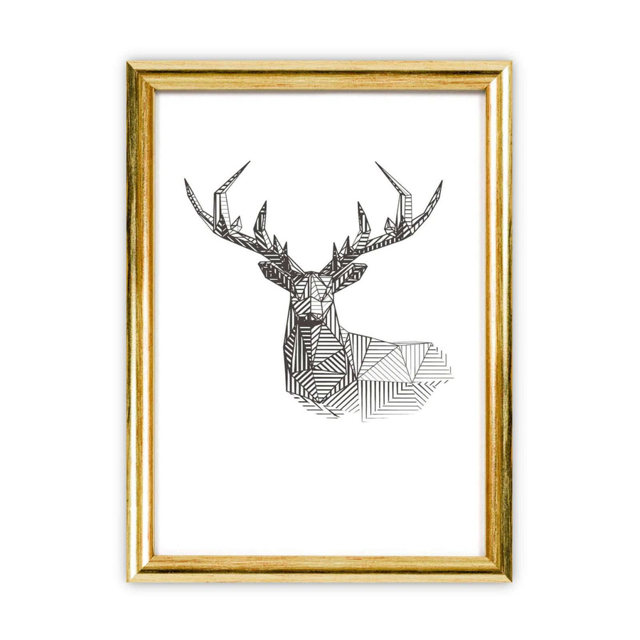 Zestaw złotych ramek galeria HIT 1 Z GF0008