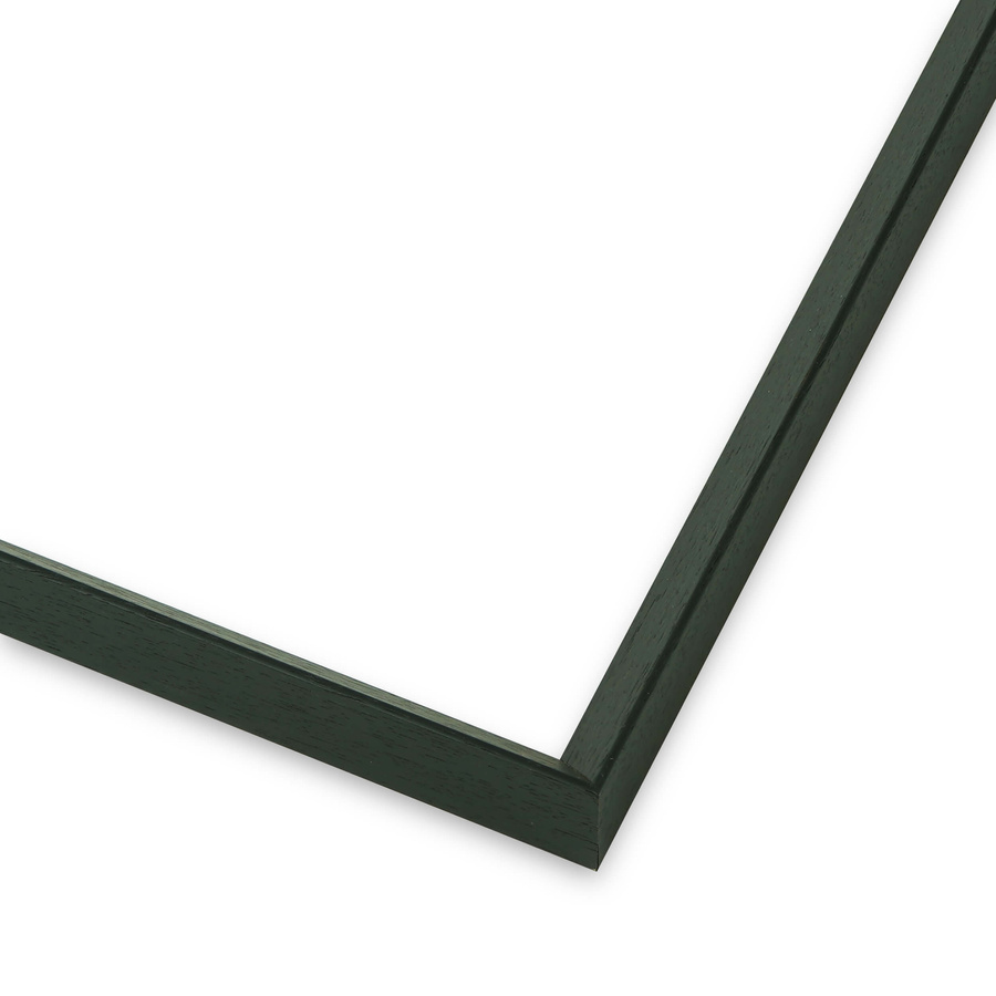 Rama na zdjęcia, grafiki, plakaty na wymiar LUCA #2367. Skośna nowoczesna drewniana oprawa - kolor czarny