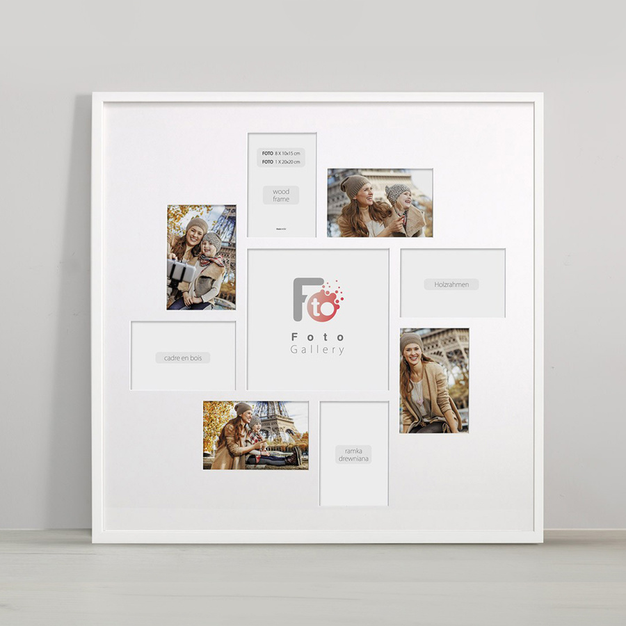 Foto galeria na 9 zdjęć White 60x60