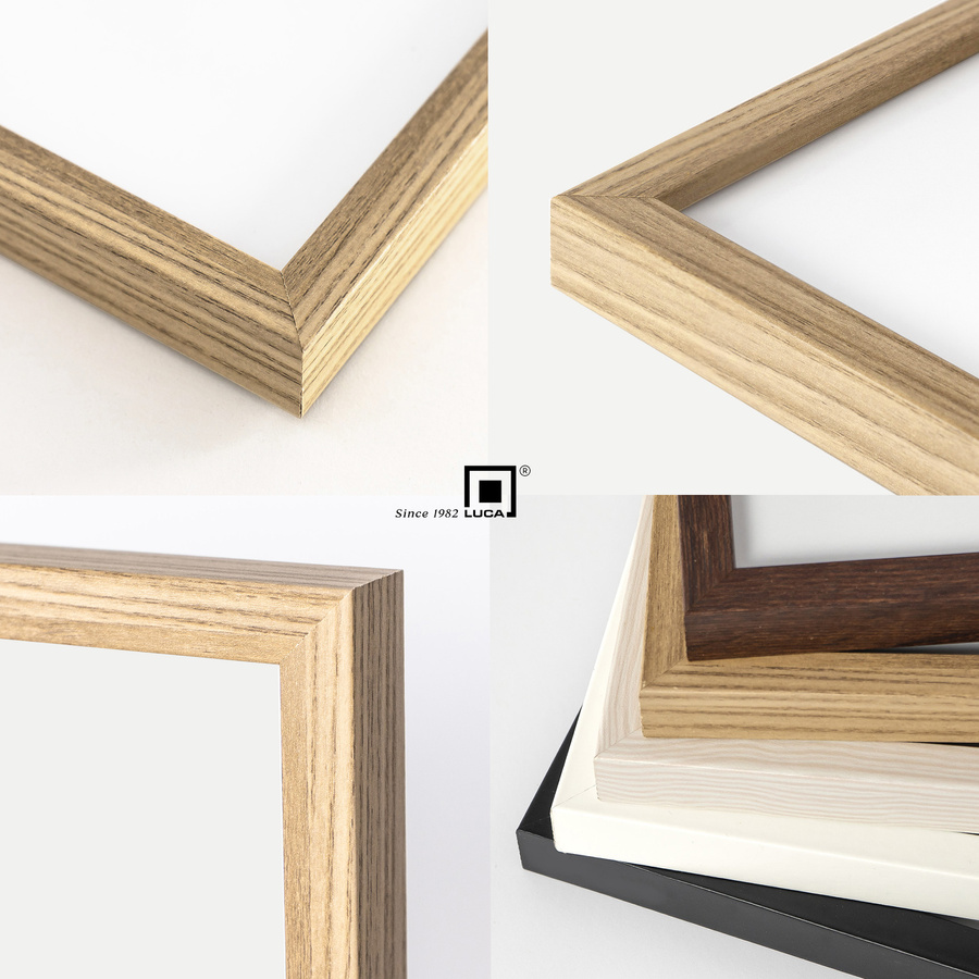 Zestaw 5 brązowych ramek na zdjęcia FDM 02 w rozmiarze 21x30 cm