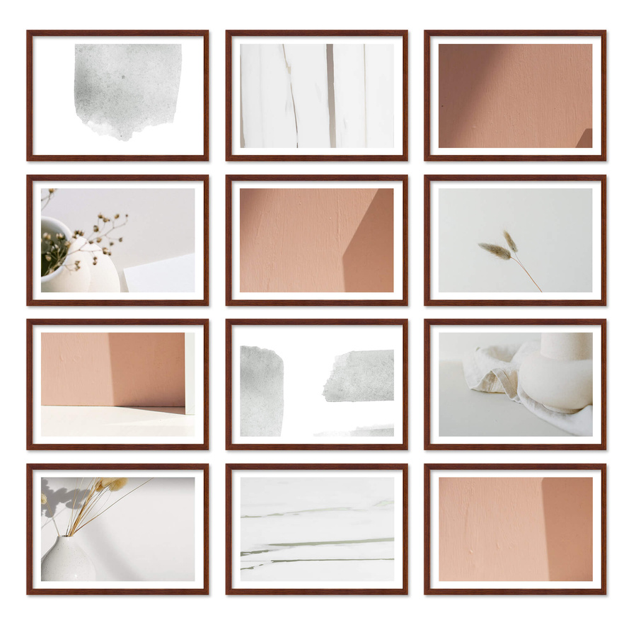 Zestaw ramek PINIA 3 GF0021 - galeria ramek na 12 zdjęć