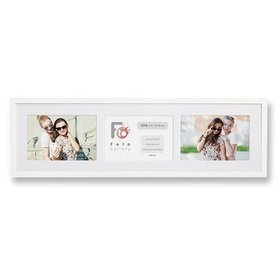 Ramka drewniana galeria passe-partout White 15x52 - kolor biały