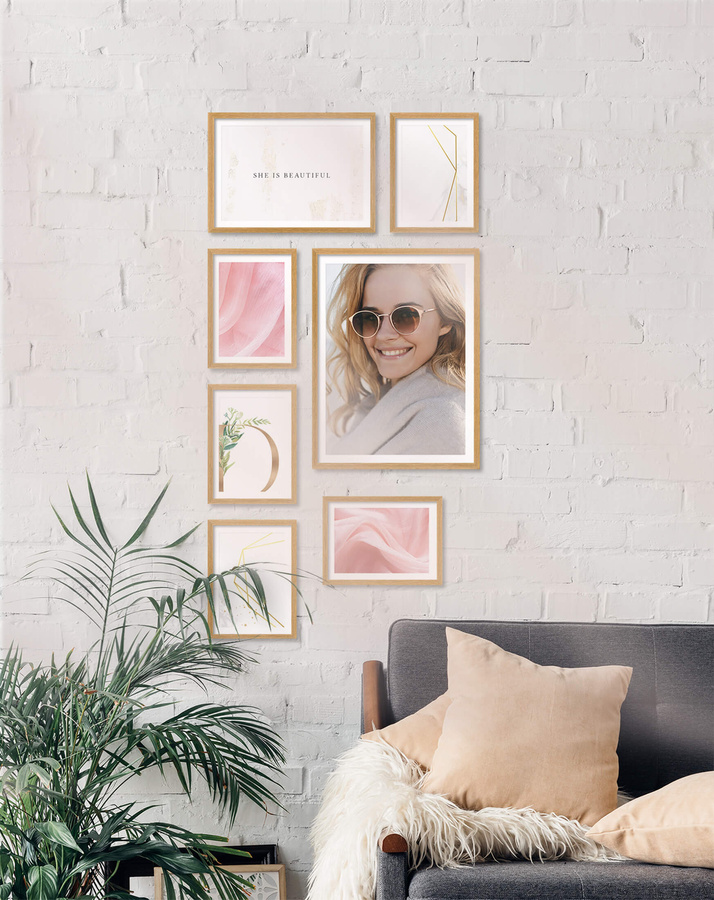 Zestaw ramek PINIA 00 GF0023 - galeria ramek na 7 zdjęć