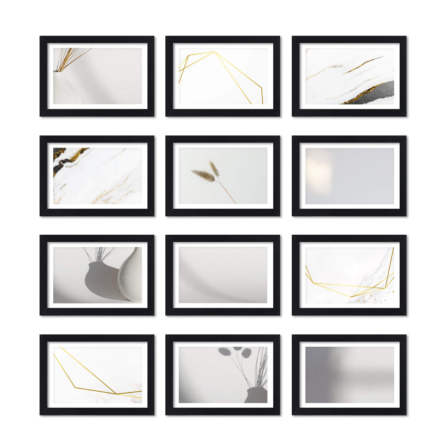 Zestaw ramek PINIA 2 GF0026 - galeria ramek na 12 zdjęć