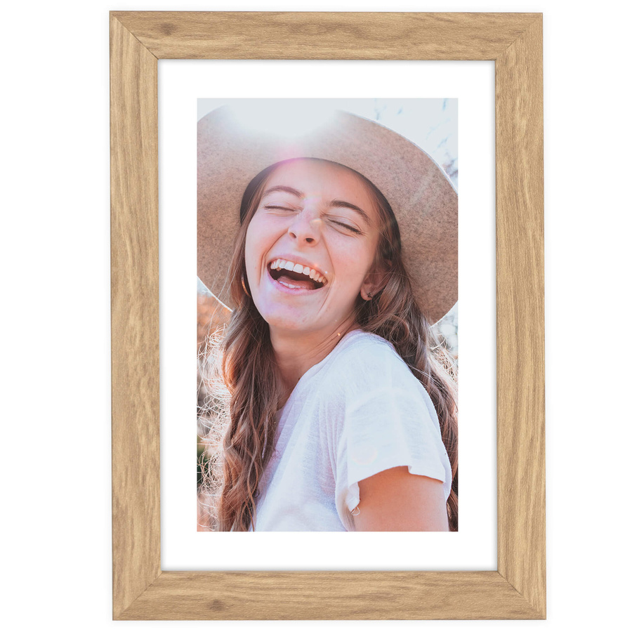 Zestaw 5 brązowych ramek na zdjęcia FDM 02 w rozmiarze 10x15 cm