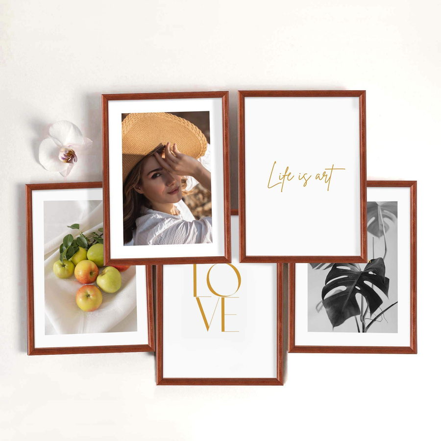 Pakiet ramek drewnianych 5 szt. DRWA 5 PAK 21x30 cm