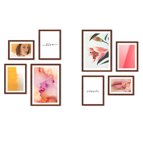 Zestaw ramek PINIA 3 GF0043 - galeria ramek na 8 zdjęć