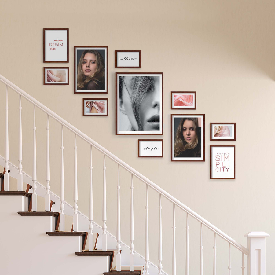 Zestaw ramek PINIA 3 GF0030 L- galeria ramek na 11 zdjęć