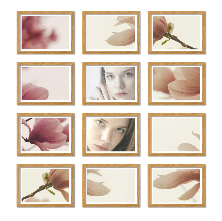 Zestaw ramek PINIA 00 GF0018 - galeria ramek na 12 zdjęć