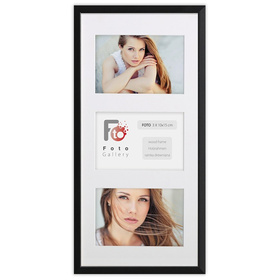 Ramka drewniana galeria passe-partout Black 23x50 - kolor czarny