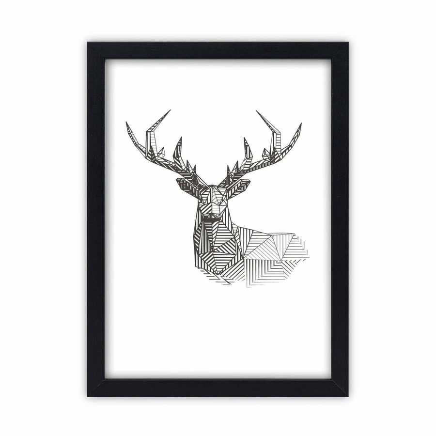 Zestaw czarnych ramek galeria Pinia 2 GF0008