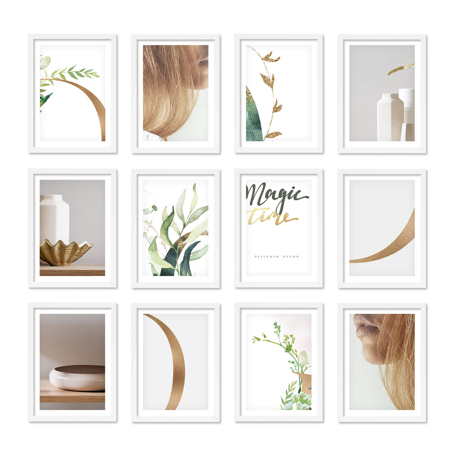 Zestaw ramek PINIA 1 GF0019 - galeria ramek na 12 zdjęć