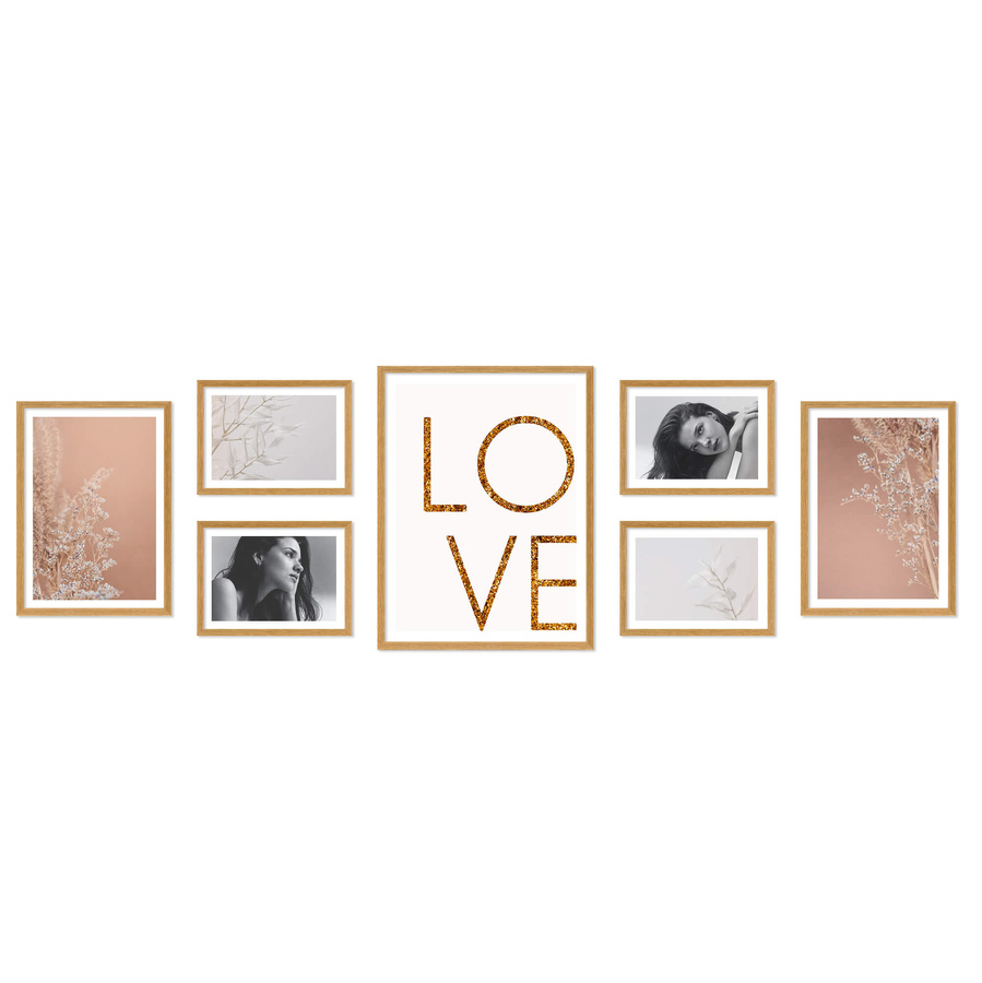 Zestaw ramek PINIA 00 GF0017 - galeria ramek na 7 zdjęć