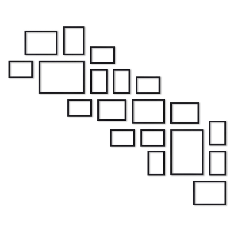 Zestaw ramek PINIA 2 GF0036 L- galeria ramek na 19 zdjęć