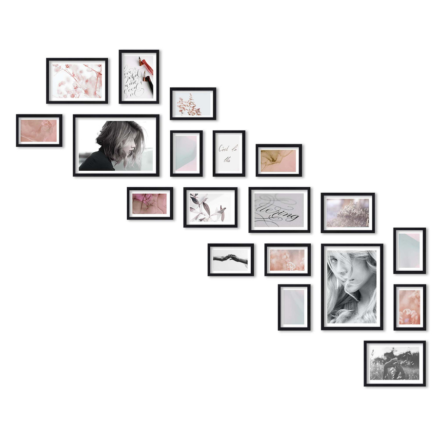 Zestaw ramek PINIA 2 GF0036 L- galeria ramek na 19 zdjęć