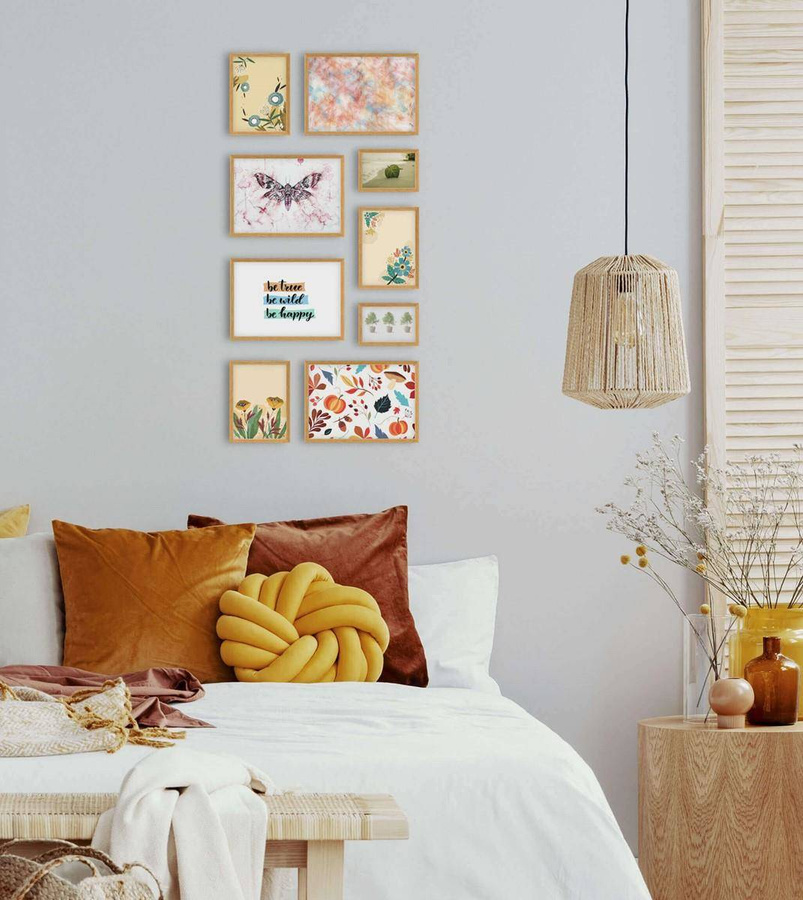 Zestaw dębowych ramek galeria Pinia 00 GF0004