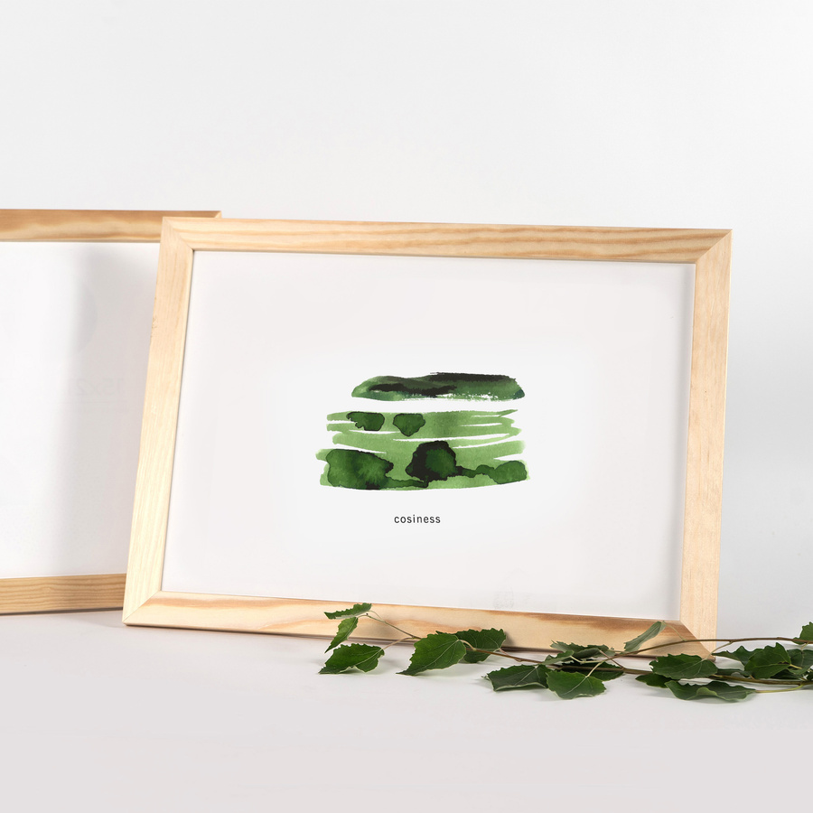 Ramka z drewna surowego na zdjęcia 3 szt. RAW 21x29,7 cm