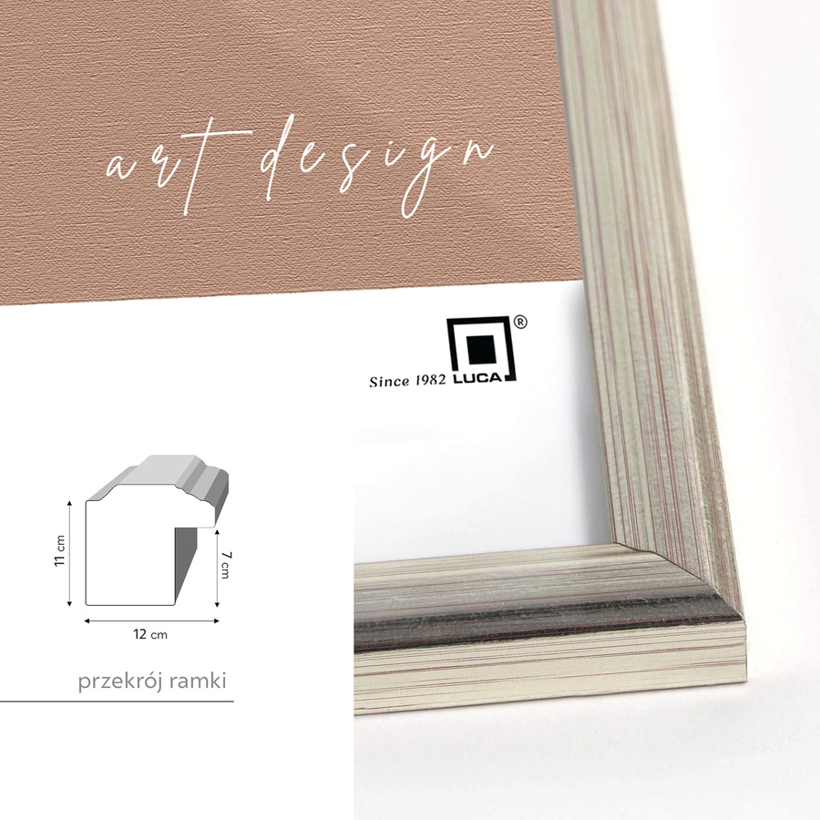 Pakiet ramek drewnianych 5 szt. DRWA F S PAK 30x40 cm