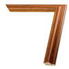 Rama do obrazów, zdjęć, plakatów oraz luster na wymiar LUCA #2811. Klasyczna profilowana, drewniana oprawa - kolor mahoń