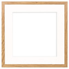 Naturalna ramka z passe partout na zdjęcia w rozmiarze 40x40 cm z passe partout 30x30 cm