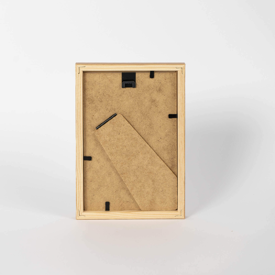 Zestaw ramek drewnianych PRESTO 2838 PAK 5 szt. - kolor srebrny