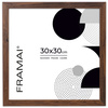 Brązowa ramka na zdjęcia  w rozmiarze 30x30 cm