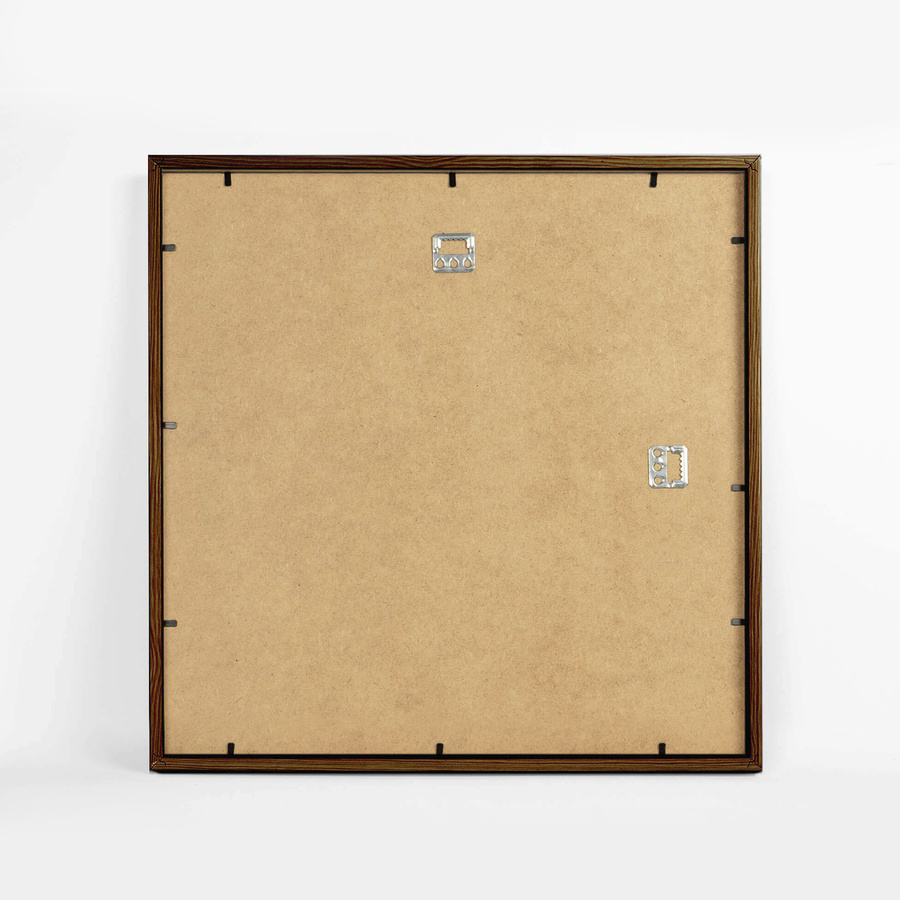 Foto galeria 50x50 cm na 11 zdjęć o wymiarach 10x15 cm i 10x10 cm brązowa